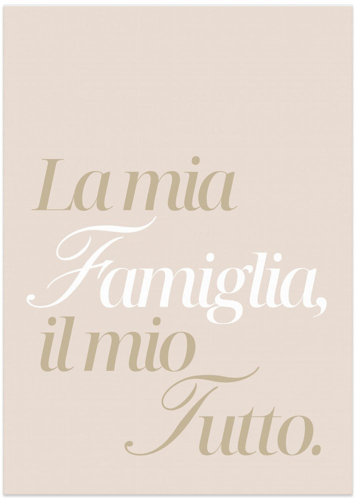 La Mia Famiglia Beige