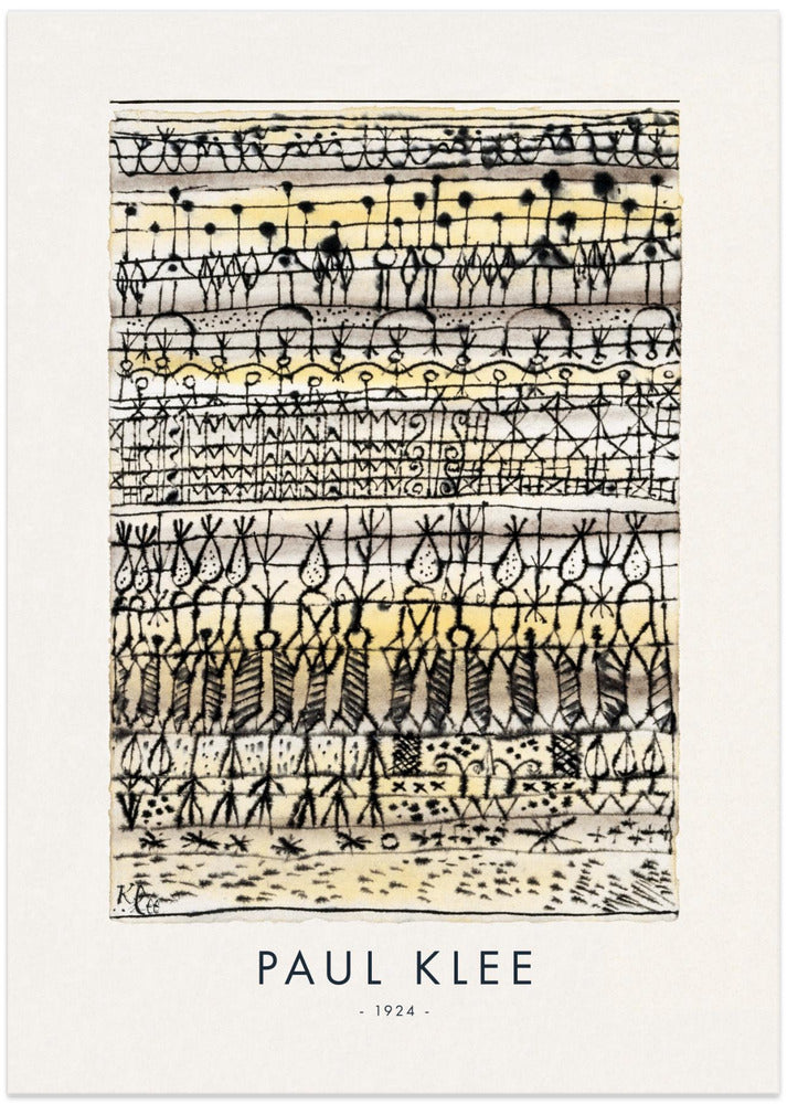 Paul Klee Abstract Stripes