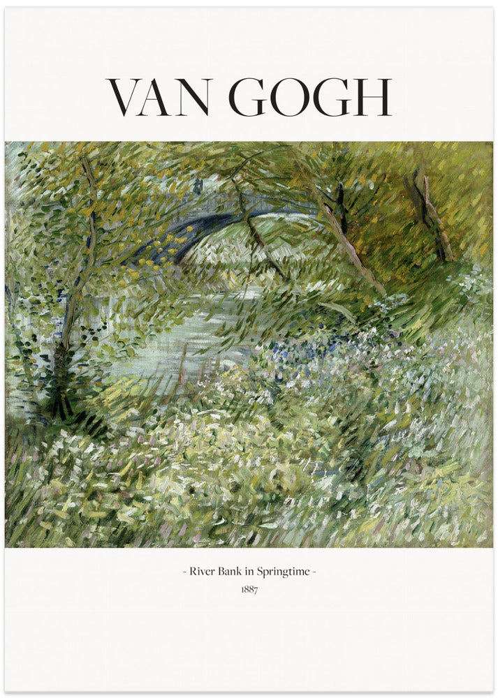 Van Gogh River Bank In Springtime