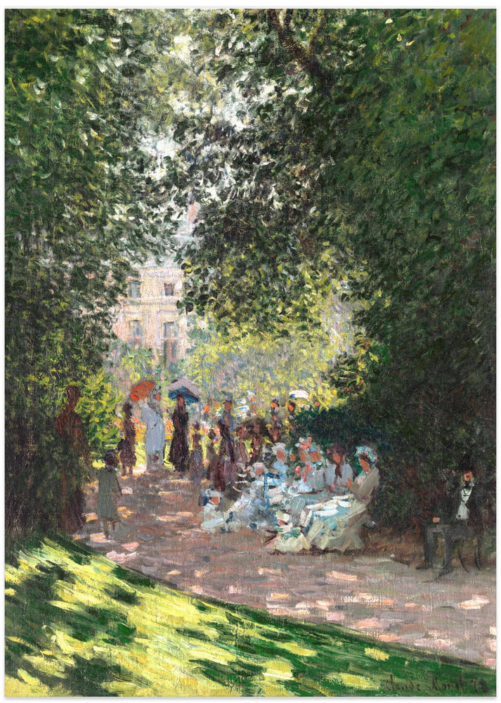 Monet The Parc Monceau (1878)