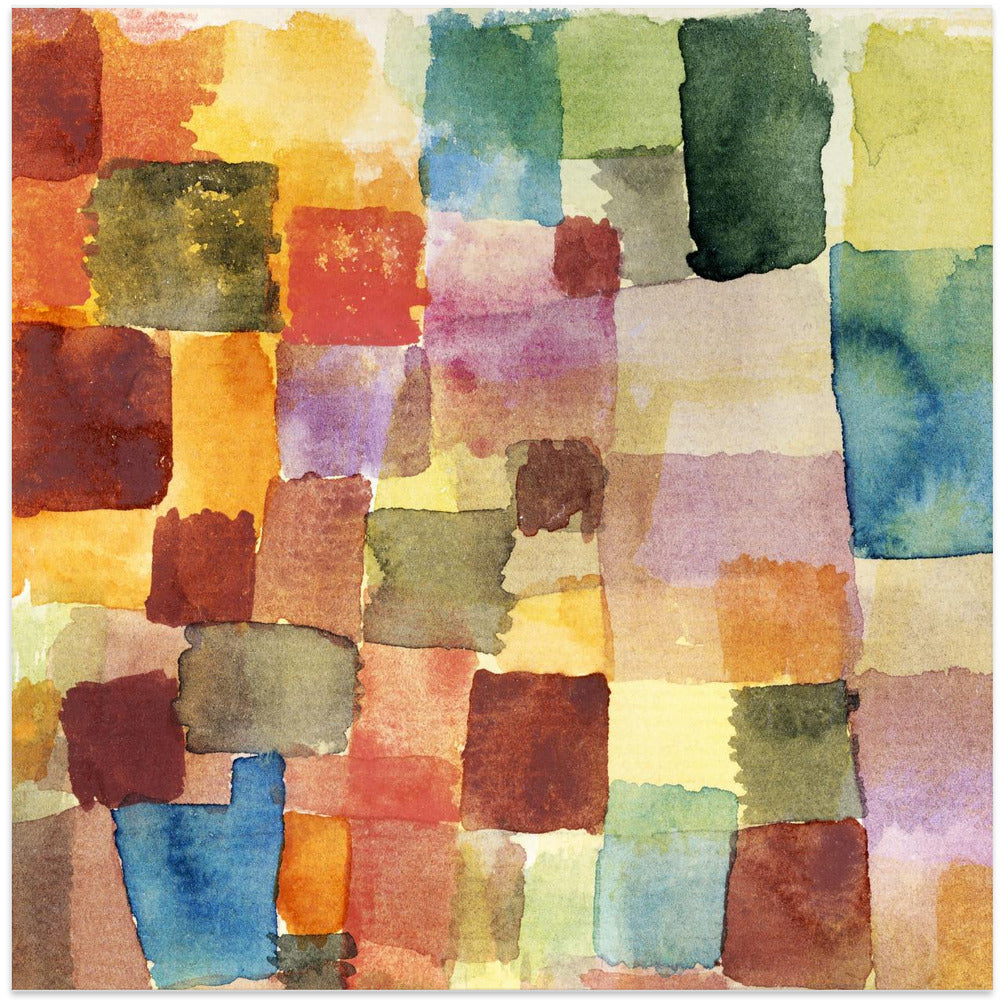 Paul Klee Vibrant Patchwork