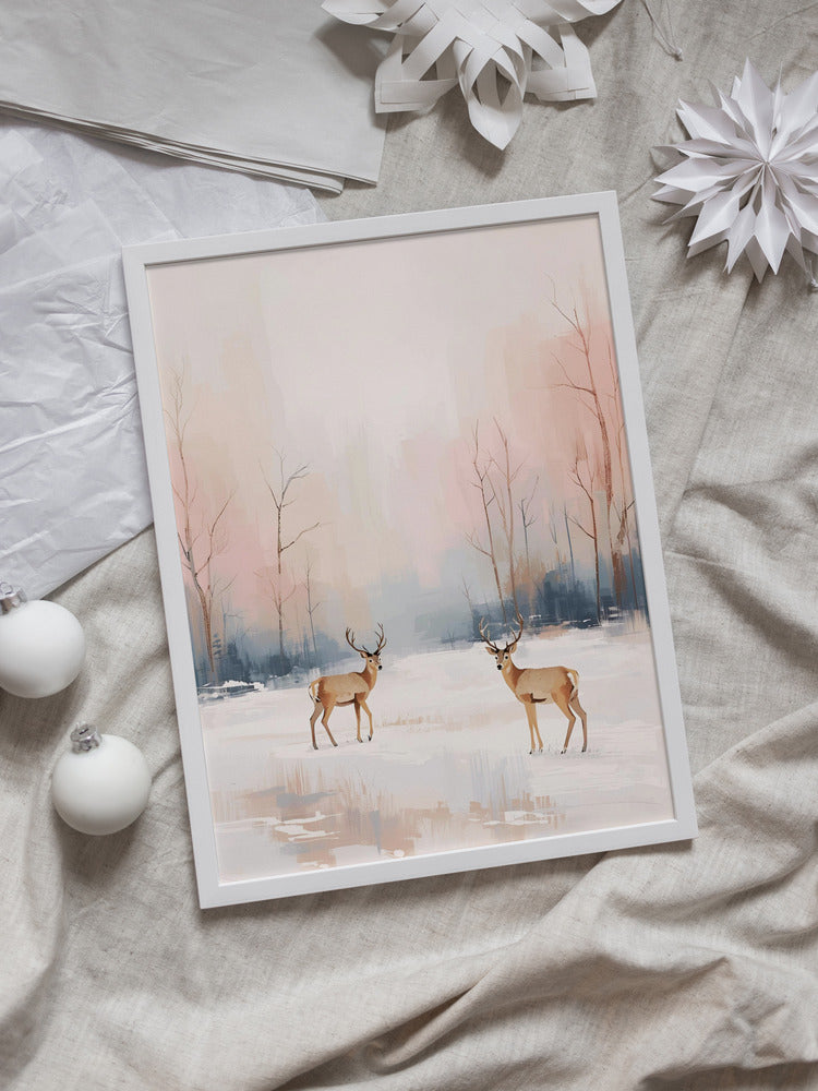 Rehe im Winter