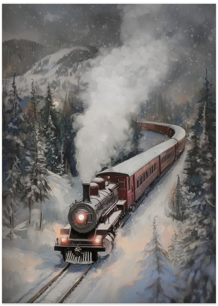Snowfall Steam Train